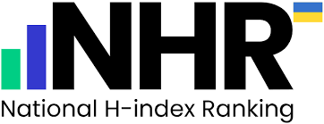 Ukrainian National H-index Ranking 